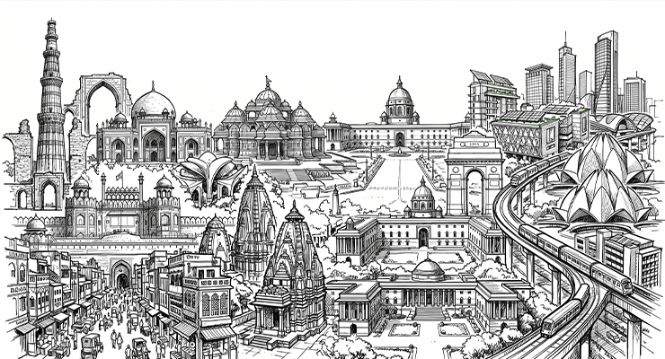 Delhi Architecture: Weaving the Past with Present